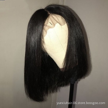 8INCH Straight Bob Wigs 150% Density Brazilian Virgin Human Hair Wig 4x4 13x4 Lace Frontal Short Cut Bob Styles Wholesale Price